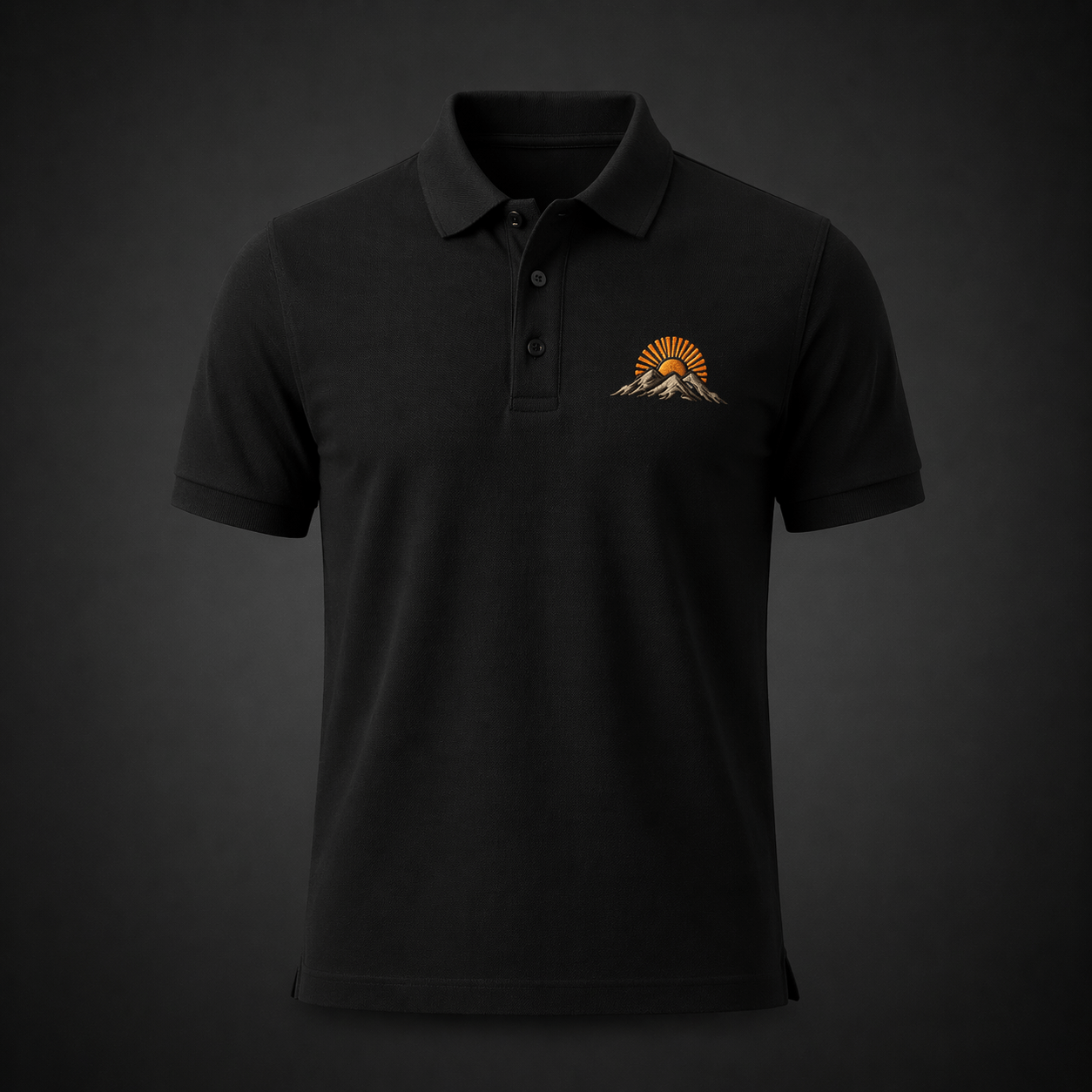Men’s Classic Polo Shirt – Atlas luxery Minimalist Style - Image 3
