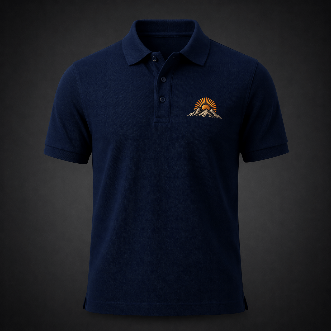 Men’s Classic Polo Shirt – Atlas luxery Minimalist Style - Image 4
