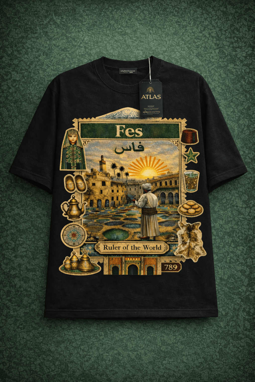 ATLAS Design T-Shirts 3 Limited Edition – Don’t Miss This Bold Moroccan Style - Image 3